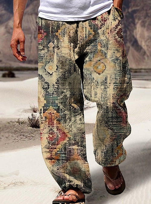 Fairtrade Mens Hippie Patchwork Pants - Clothing in Nepal Pvt Ltd