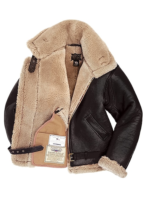 Men's Shearling Coat Winter Jacket