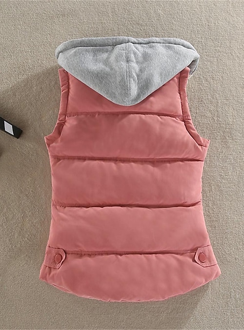 Cropped Puffer Vest, Solid Color Vest