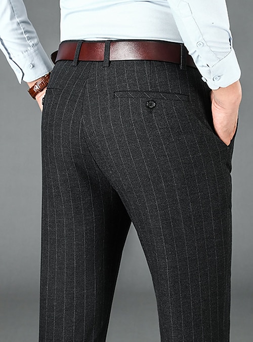 Buy Grey Linen Printed Striped Toco Trouser For Men by Son of A Noble Snob  Online at Aza Fashions.