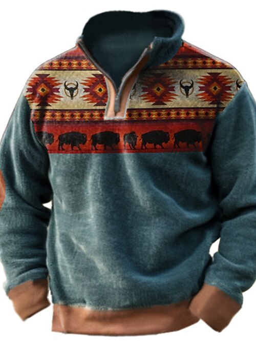 Cowboy Hoodie Men's Western Sweatshirt Country Hoodie