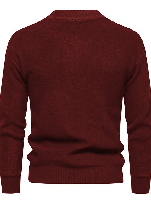 Jersey De Cuello Alto Rojo De Pura Lana Merino - Rojo | Benetton