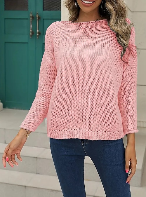 Women's Casual Jumpers, Blue & Pink Casual Jumpers