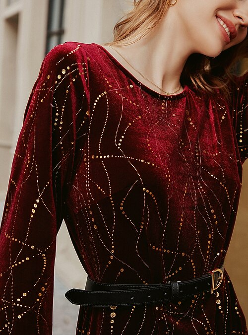 red velvet t shirt dress The Tobie Velvet Mini Shirt Dress