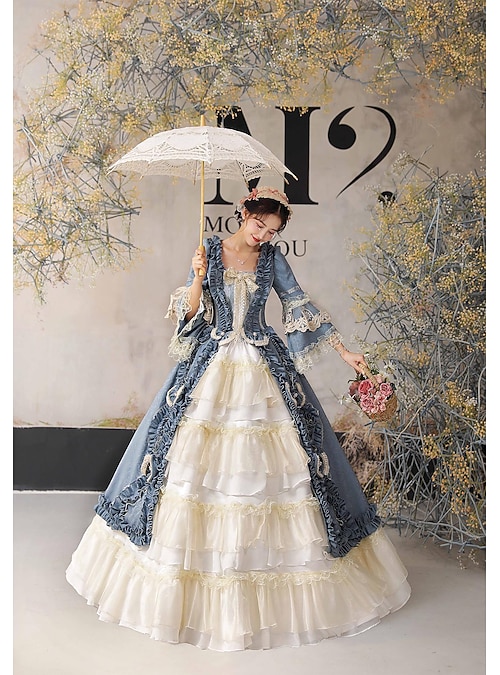 open lace back dress Amazon.com: CountryWomen 1800s Victorian Rococo Party Dress Marie  Antoinette Masked Ball Gowns (Color_1, Numeric_10) : Clothing, Shoes &  Jewelry