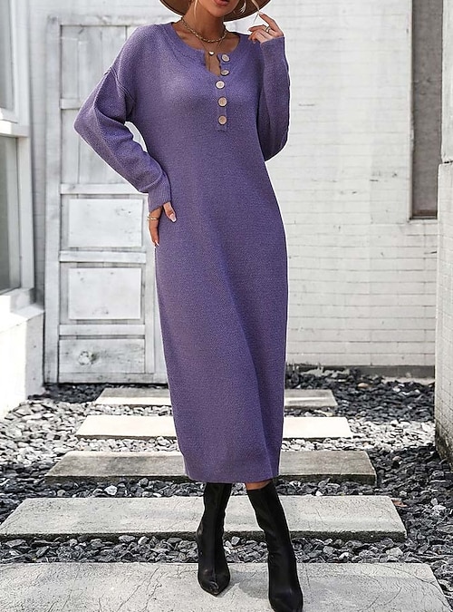 Pulloverkleid Kleid Mit Strickpullover Pulloverkleid Strickkleid