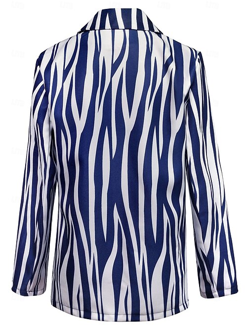Blazer Femme élégant à Double Bouton - Veste De Travail Chic Pour Le Bureau - Taille XXL Disponible - Coupe Affinante