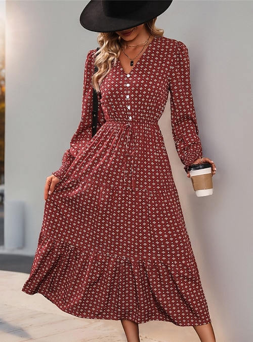chinese dress ladies Black Long Sleeve Liquid Organza Polka Dot Mermaid Gown