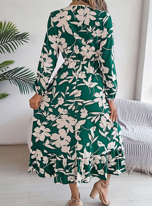 knee length dresses for ladies Casual Allure Strapless High Slit Midi Dress