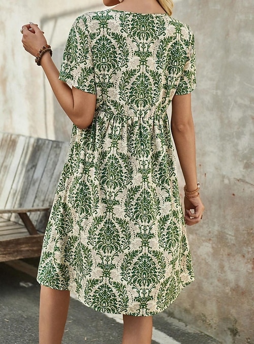 sachin and babi light blue dress Voopoo Drag Custom Logo bawilom Women's Summer Petite Dress Casual Eyelet  Hollow Out Short Sleeve Button V Neck A-line Maxi Dress with Pockets Army  Green at Amazon Women's Clothing store