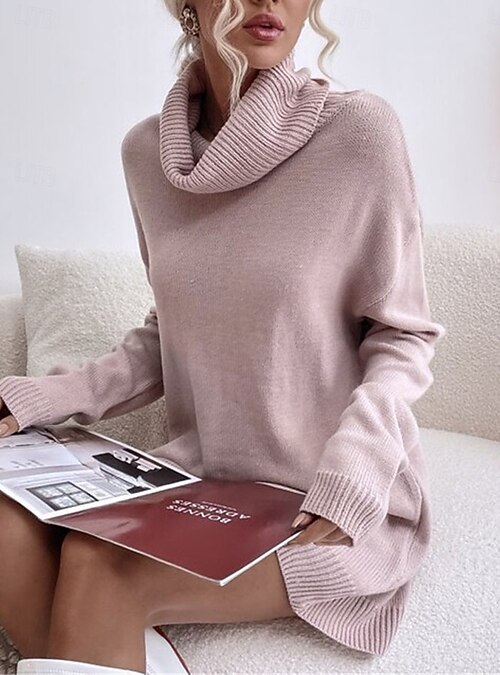 Pullover a collo alto - Grigio scuro mélange - DONNA | H&M IT