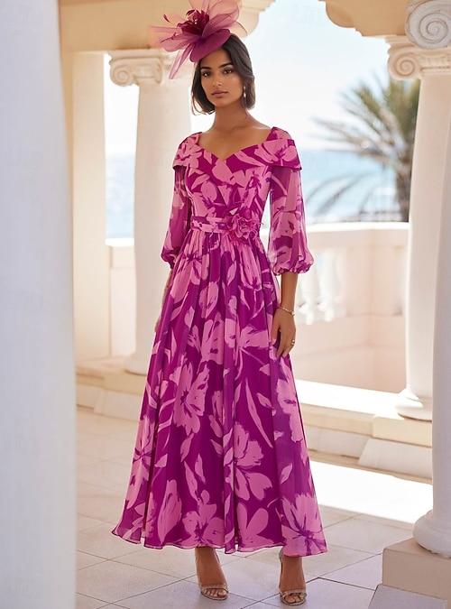 knee length dresses for ladies Elmont Long Sleeve Maxi Dress main image 1