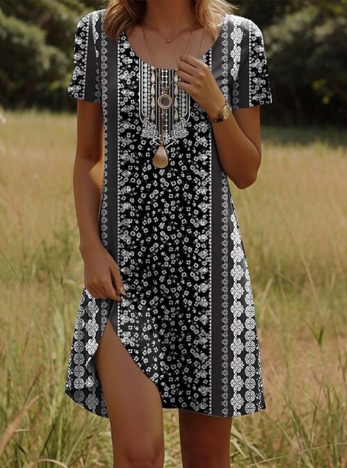 a line midi dress white A-Line One-Shoulder Party line midi shirt dress R & M Richards multi q Color:KELLY-MULTI