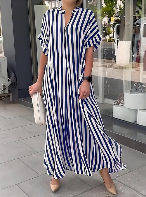 black long sleeve maxi dress MO&Co. Women's Comfy Long Sleeves Casual A-line Black Maxi Dress Black Size S