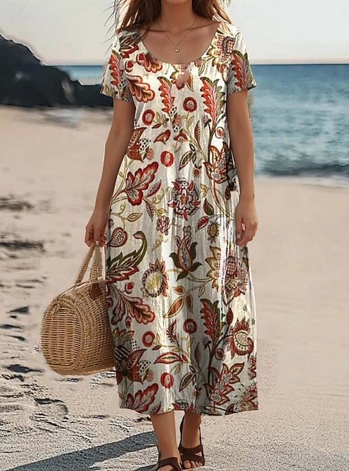 Mujer vestido largo vestido largo Vestido informal Elegante