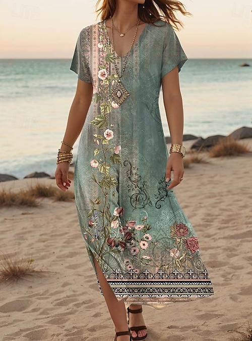 chinese dress ladies Rip Curl Sea of Dreams Maxi Dress