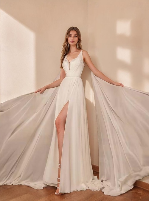 sachin and babi light blue dress High Low Wedding Dresses – DorrisDress main image 0