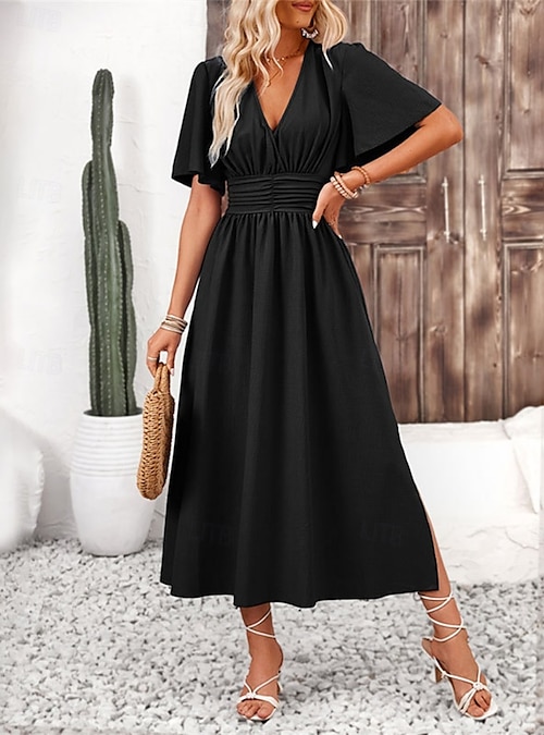 elegant black dress for graduation Black Sleeveless Party Prom Dress Graduation Gown fg5954 main image 0