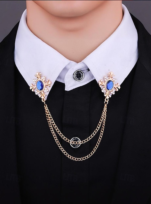 mens dress shirt collar chain Shirt Collar Chain