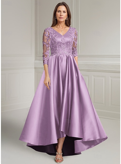knee length dresses for ladies Ines by Ines Di Santo A-Line Lace Bodice Gown