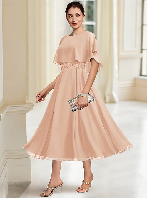 Meetjen Abito Vintage Donna A Maniche Corte - Scollo A V, Vita Alta, Gonna Svasata - Per Matrimoni E Cocktail (Taglie Dalla XS Alla XL)
