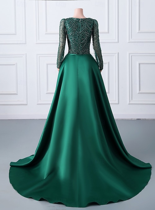 what's an empire waist dress 242M3314 Stretch Mikado One Shoulder Trumpet Dress main image 1