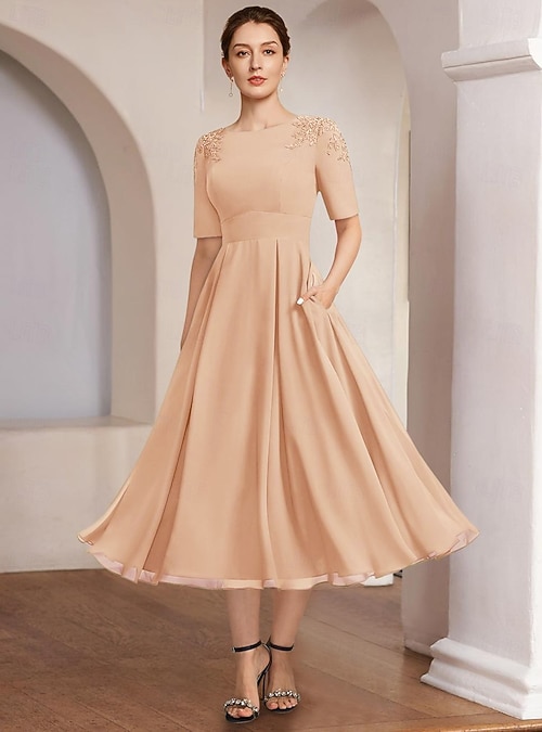 Abito Lungo Chiffon Elegante Donna – Senza Maniche, Spalla Nuda, Scollo A V, Collezione Estiva (Nero/Bianco/Rosa/Azzurro)