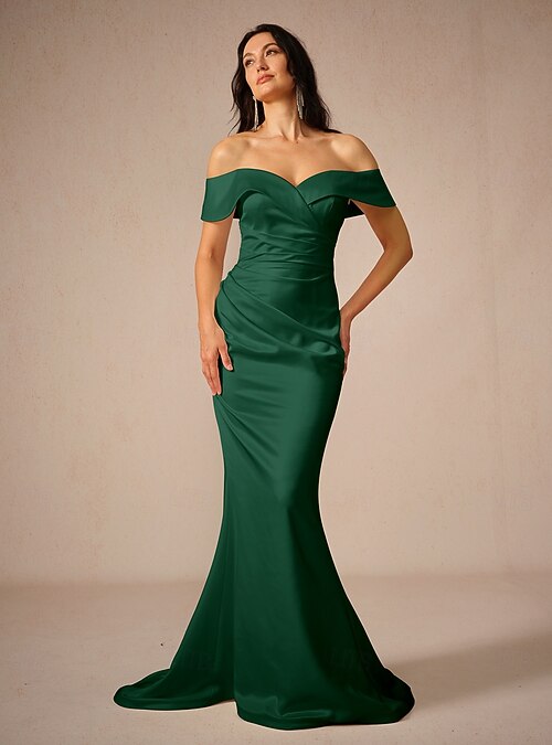 Wedding Dresses A-Line Sweetheart Cap Sleeve Floor Length Taffeta Bridal  Gowns With Ruched 2025 2026 - AU $222.29
