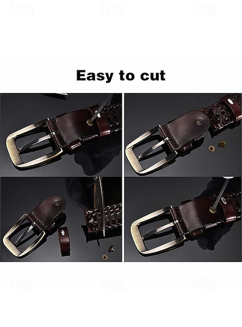 formal off white dress Tan Full Grain Leather Dress Belt 32mm - Spain main image 1