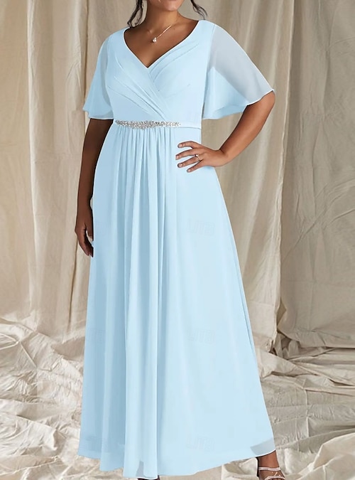 sachin and babi light blue dress Plus Size Chiffon Dresses main image 0