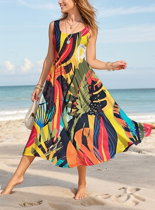 orange pink dress Rosetta Dress