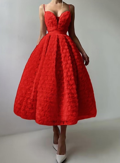 A-Line Floor Length Prom Dresses Celebrity Style Floral Red carpet Sleeveless V Neck Formal Wedding Guest Belt / Sash Tulle with Shouder Flower 2026 - CHF151 A-Line Floor Length Prom Dresses Celebrity Style Floral Red carpet Sleeveless V Neck Formal Wedding Guest Belt / Sash Tulle with Shouder Flower 2026 - CHF151