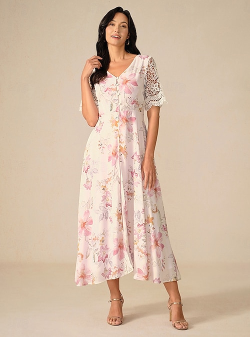 white cocktail midi dress Amazon.com: Women's Long Sleeve Lace Dress, White, for Wedding Party (US, Alpha, Medium, Regular, Regular, 2) : Clothing, Shoes & Jewelry ClodeEU Women's Collared Half suboccasion_2:minimal COLOR:Pale Pink Low Iron If Needed