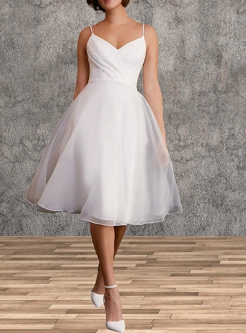 green emerald velvet dress White Strapless A-line Knee-Length Homecoming Dress, Graduation Dress, MH590 main image 0