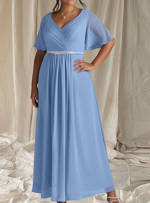 green emerald velvet dress Sky Blue High Slit Sexy Chiffon Formal Dress Twist Straps Deep V Neck Long Prom Dress ARD2576