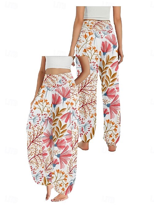 Dames Kantoor Rechte Been Werkbroek Casual Elastische Taille Broek met Zakken(L, Kameel