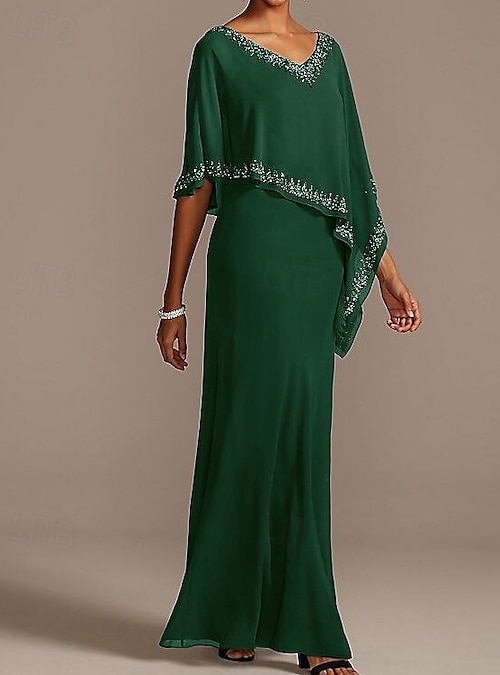 Huwelijk Bruidsgast Jurk Sheath Moeder Van De Bruid Jurk Bruiloft - Main Image