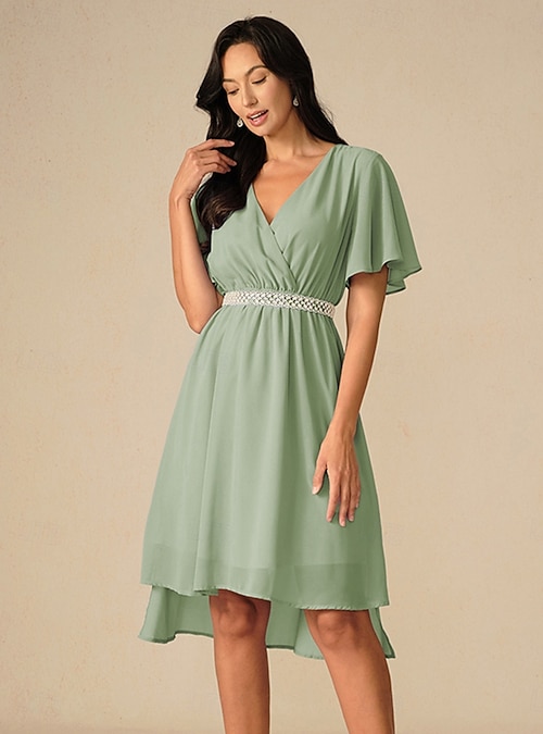 ever pretty green bridesmaid dresses Fairy Long Modest Green Bridesmaid Dresses 242251311 – TANYA BRIDAL main image 0