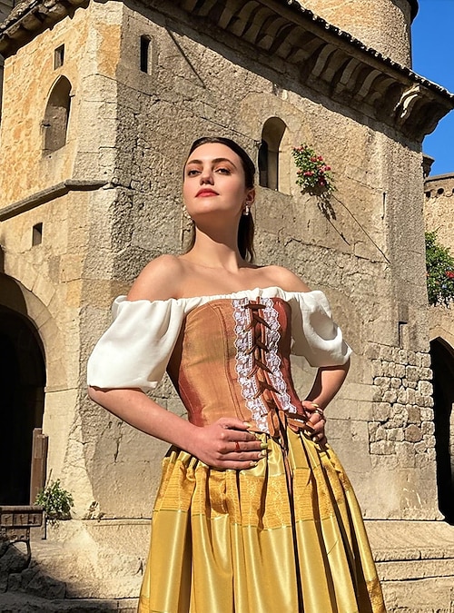 renaissance dresses for women Italian Renaissance Dress, Renaissance Faire Gown, Renaissance Wedding Dress, Historical Outfit, 16th Century Dress