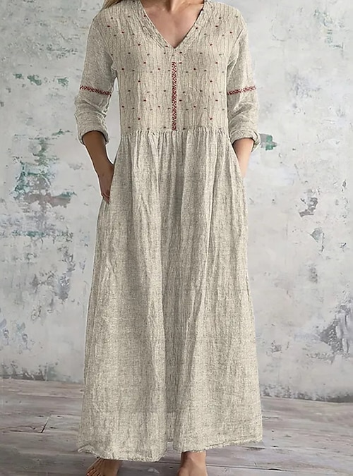 ladies sleeveless cotton dresses Tank for Womens Casual V Neck Linen Long Dress Flowy Beach Maxi Sundresses with Pockets, Black Small : Clothing, Shoes & Jewelry bucket:Black Ikkat Suit Neck Design Color:Mint/White EU 38 Bust