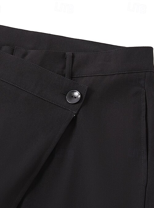 Men's Trousers Dress Pants Pocket Layered Straight Leg Plain Comfort Soft Knee Length Daily Outdoor Formal Elegant Fashion White Khaki Micro-elastic Men's Trousers Dress Pants Pocket Layered Straight Leg Plain Comfort Soft Knee Length Daily Outdoor Formal Elegant Fashion White Khaki Micro-elastic