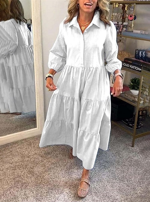 Long Sleeve Dress Plain White Skater Dress Cream Plus Chiffon Long Sleeve  Skater Dress Boohoo