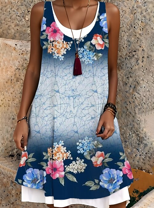 slim fit dress slacks Just A Girl Who Loves Fall Pumpkins Sleeveless U-Neck Cami Dress for Women (Front printing) Black / S main image 0