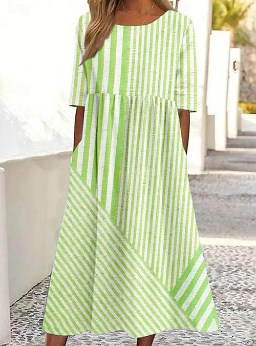 green emerald velvet dress Green A-Line Puff Sleeve Dress – Inclusive Fit main image 1