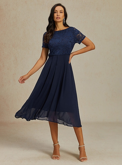 sachin and babi light blue dress Baby Blue Strapless Taffeta Dress with Back Bow