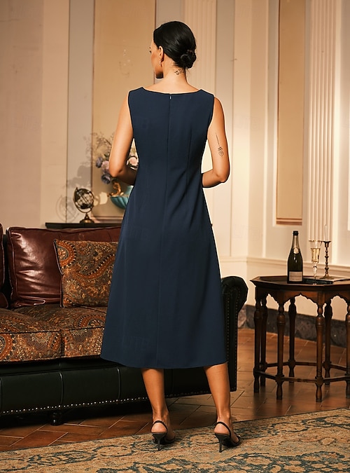 Women's Tea Length Cocktail Dress Dress Set Wedding Guest Dress A Line Dress Elegant Formal Wedding Party Regular Fit Floral Long Sleeve Crew Neck Gray Pink Summer Spring Fall 2026 - $98.99 Women's Tea Length Cocktail Dress Dress Set Wedding Guest Dress A Line Dress Elegant Formal Wedding Party Regular Fit Floral Long Sleeve Crew Neck Gray Pink Summer Spring Fall 2026 - $98.99