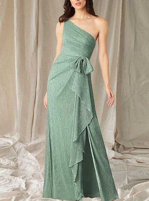 sachin and babi light blue dress Unique One Shoulder Wedding Dresses UK Online -uk.millybridal.org main image 1