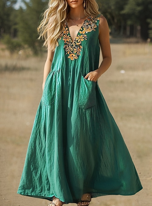 boho green summer dress Charming Spaghetti Straps Appliques Mermaid Prom Dress with Side Slit