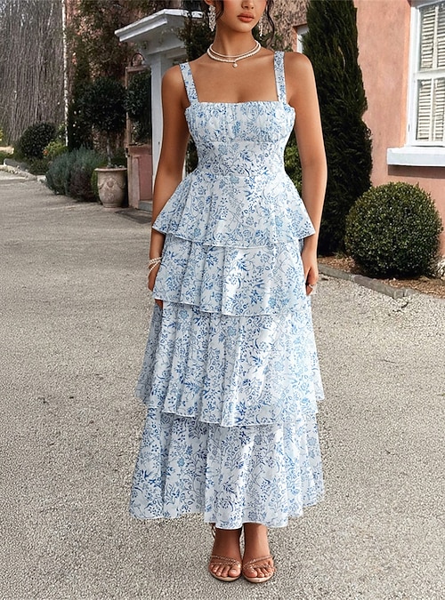 homecoming dresses short blue Blue Ophelia Butterfly Quince Dress – Aquarius Brand main image 1