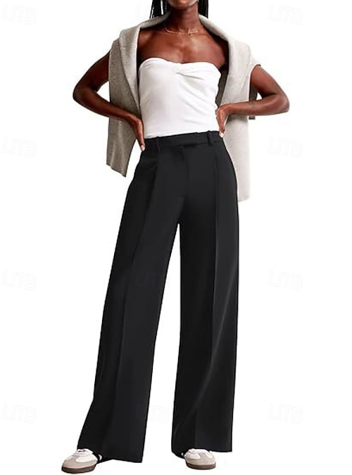 green emerald velvet dress Fishers Finery Women's Ponte Stretch Skinny Straight Leg Business Casual Pants